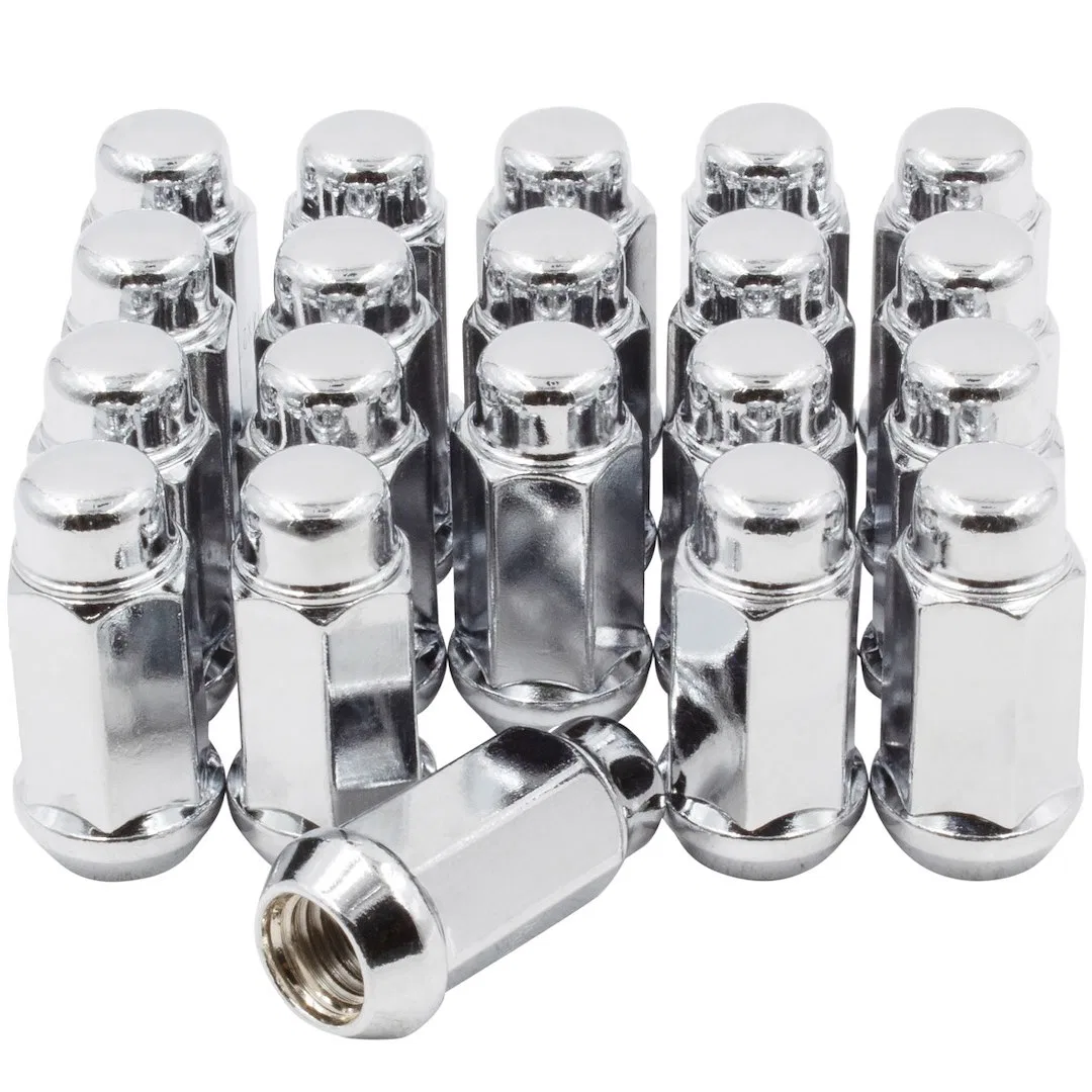 70K545 – REVOLUTION Lug Nut, 5 Lug Kit 12 Millimeter x 1.5 Thread Size 60 Degree Conical Bulge Acorn 1.90 Inch Overal...